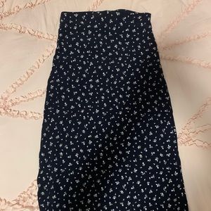 Brandy Melville Floral Maxi Skirt
